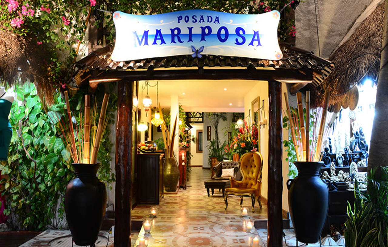 Posada Mariposa Boutique Hotel - 5Th Avenue Плая-дель-Кармен Экстерьер фото